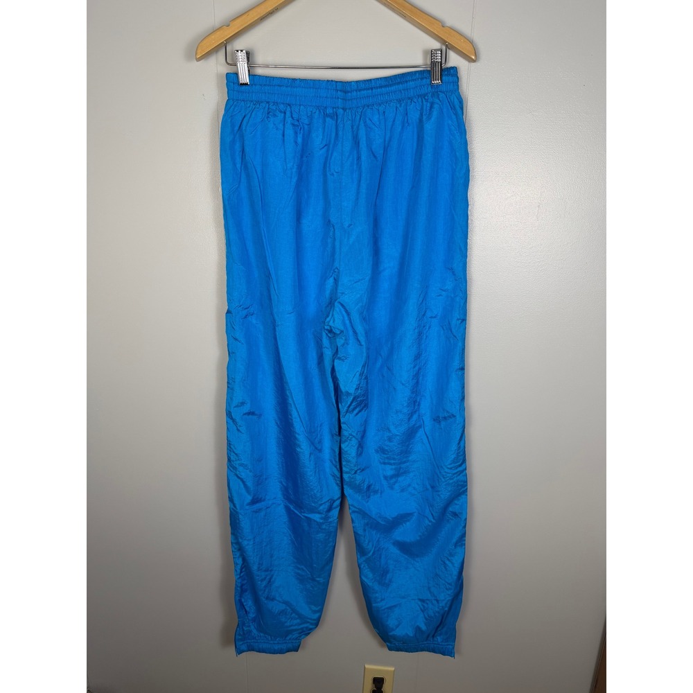 NWT Vtg Casual Isle Retro Gorpcore Track Pants Women XL Blue Lined Windbreaker
